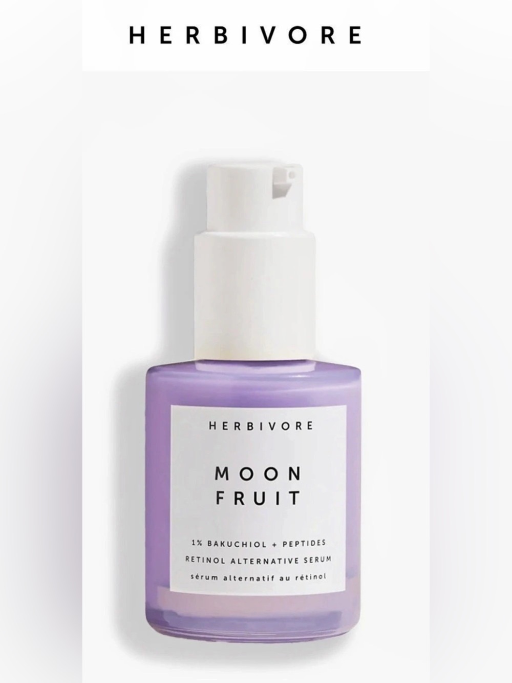 Herbivore MOON FRUIT 1% Bakuchiol + Peptides Retinol Alternative Serum
